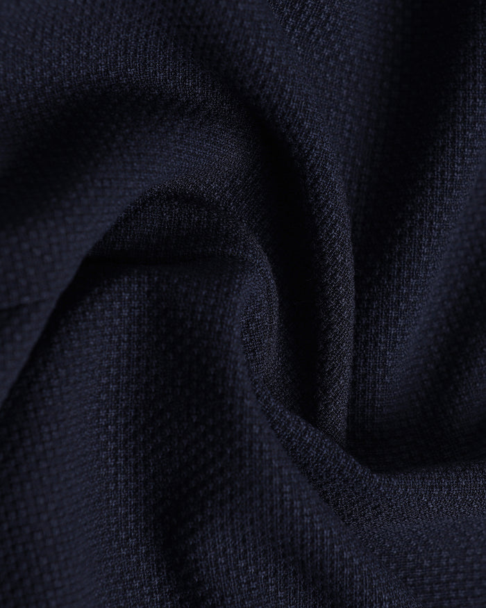Formal Navy Textured Blazer - Caron