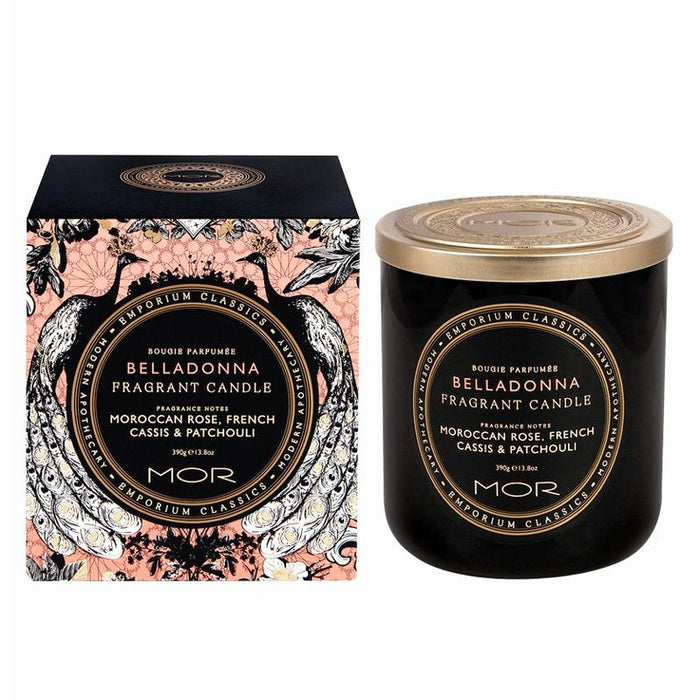 MOR Boutique Fragrant Black Soy Candle - Belladonna | Koop.co.nz