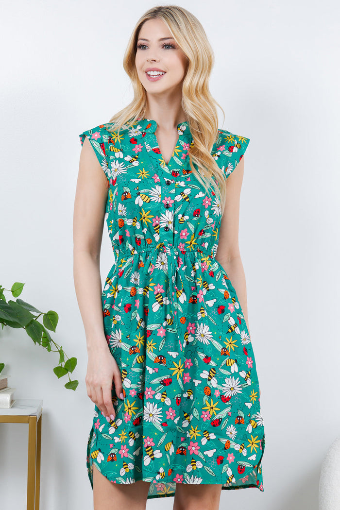 French Cafe Dress Bugs