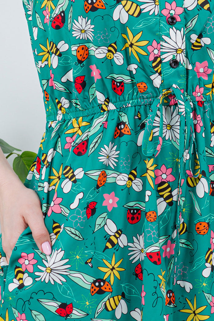 French Cafe Dress Bugs