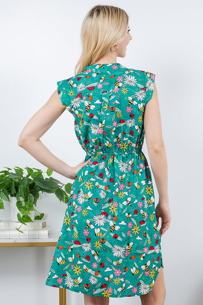 French Cafe Dress Bugs