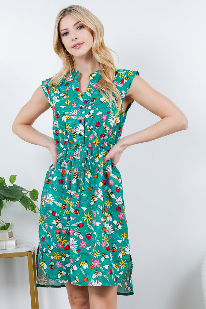 French Cafe Dress Bugs