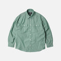 Frizmworks Cigarette Pocket Chambray Shirt - Green