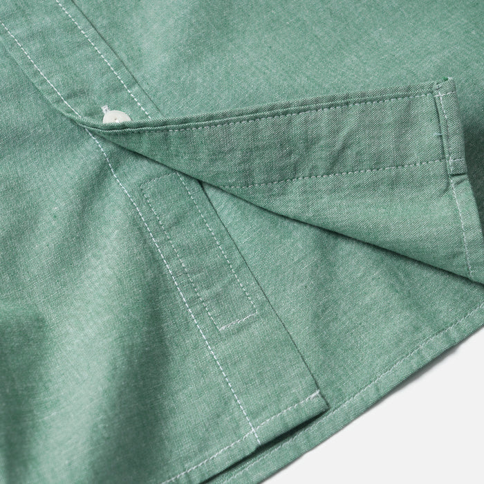 Frizmworks Cigarette Pocket Chambray Shirt - Green