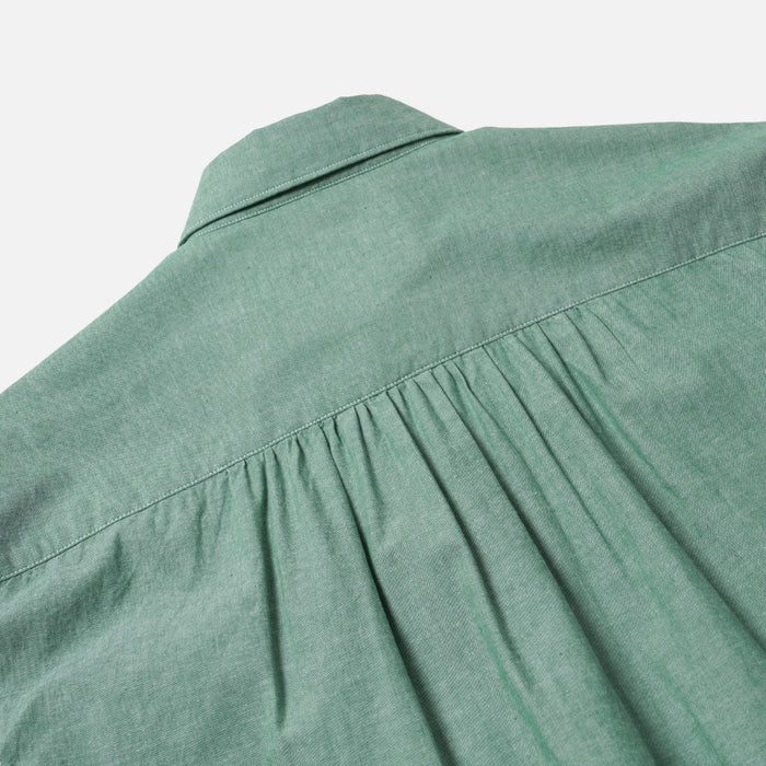 Frizmworks Cigarette Pocket Chambray Shirt - Green