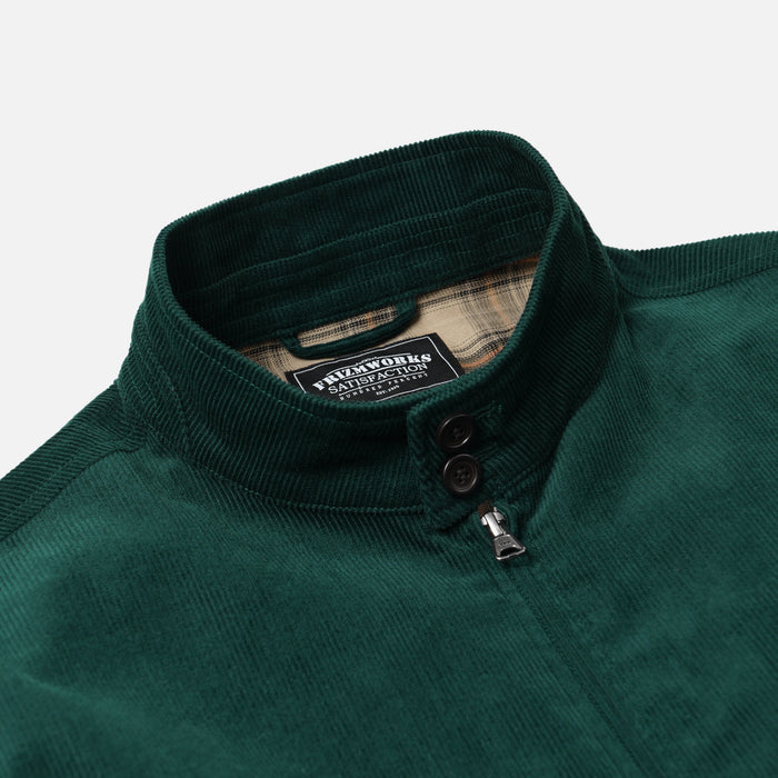Frizmworks Corduroy Buddy Harrington Jacket - Dark Green