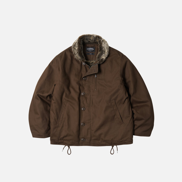 Frizmworks Edgar N-1 Deck Jacket - Brown