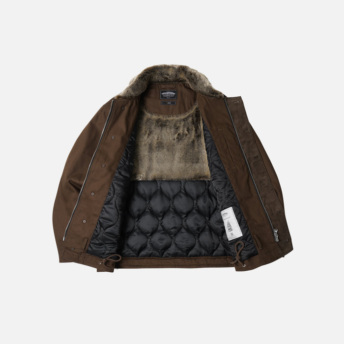 Frizmworks Edgar N-1 Deck Jacket - Brown
