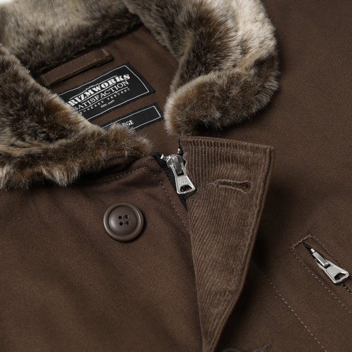 Frizmworks Edgar N-1 Deck Jacket - Brown