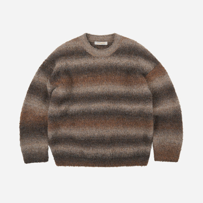 Frizmworks Graduation Boucle Knit - Brown Mix