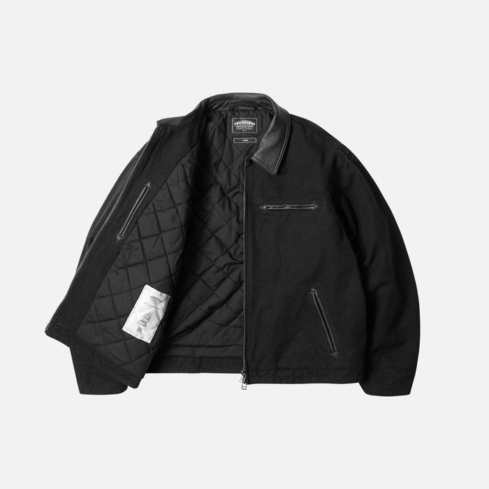 Frizmworks Heavy Canvas Destroyed Work Jacket - Black