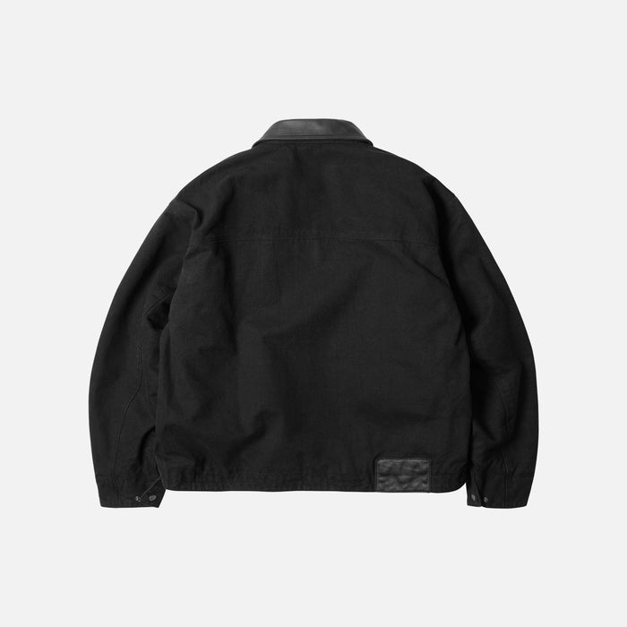 Frizmworks Heavy Canvas Destroyed Work Jacket - Black