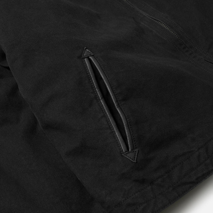 Frizmworks Heavy Canvas Destroyed Work Jacket - Black