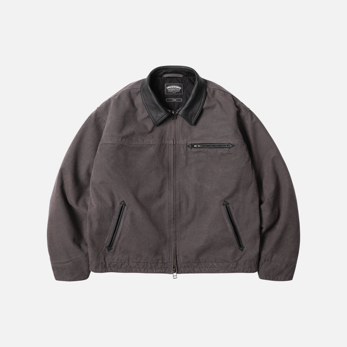 Frizmworks Heavy Canvas Destroyed Work Jacket - Mud