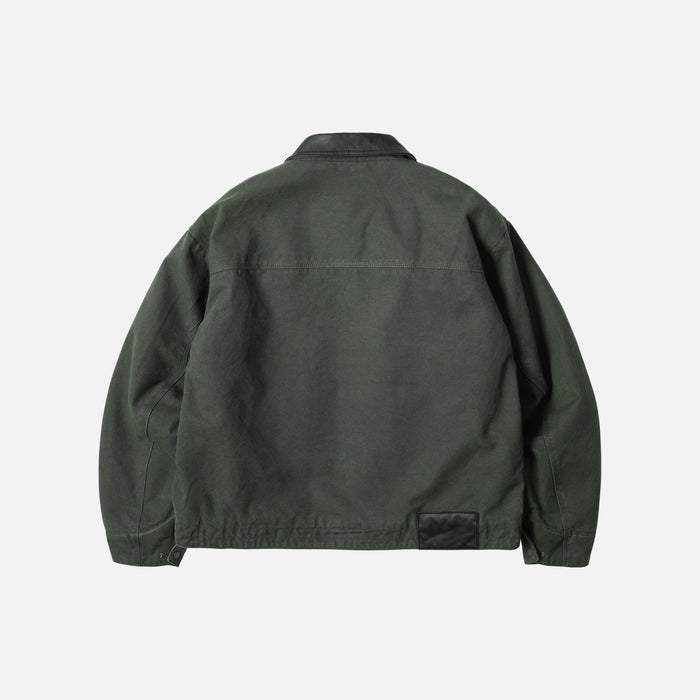 Frizmworks Heavy Canvas Destroyed Work Jacket - Olive