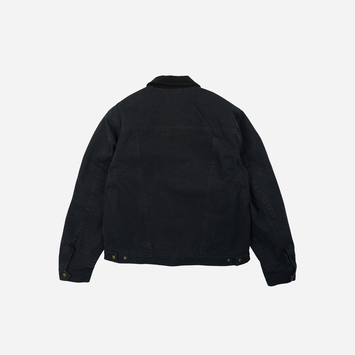 Frizmworks Heavy Canvas Storm Trucker Jacket - Black
