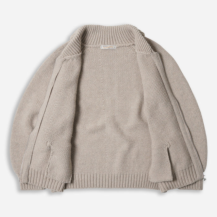 Frizmworks Heavy Cowichan Zip Cardigan - Oatmeal