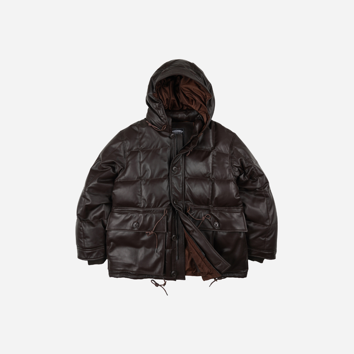 Frizmworks Lambskin Karakoram Goose Down Parka - Brown