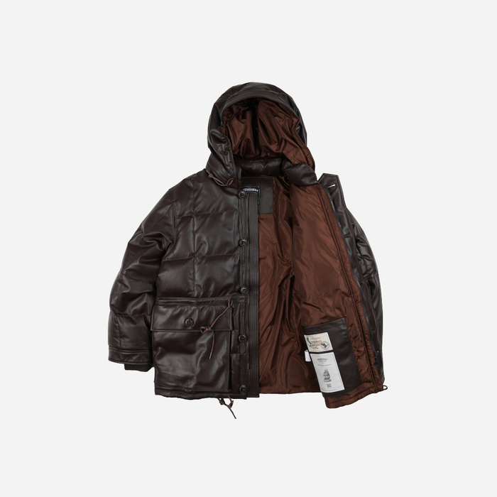Frizmworks Lambskin Karakoram Goose Down Parka - Brown