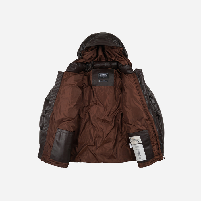 Frizmworks Lambskin Karakoram Goose Down Parka - Brown