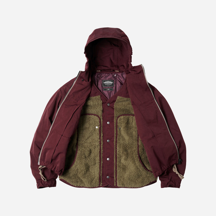 Frizmworks Smock Hooded Parka - Burgundy