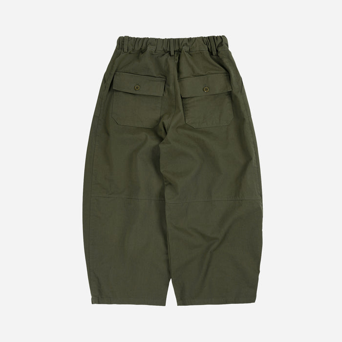 Frizmworks Twill Cargo Balloon Pants - Olive
