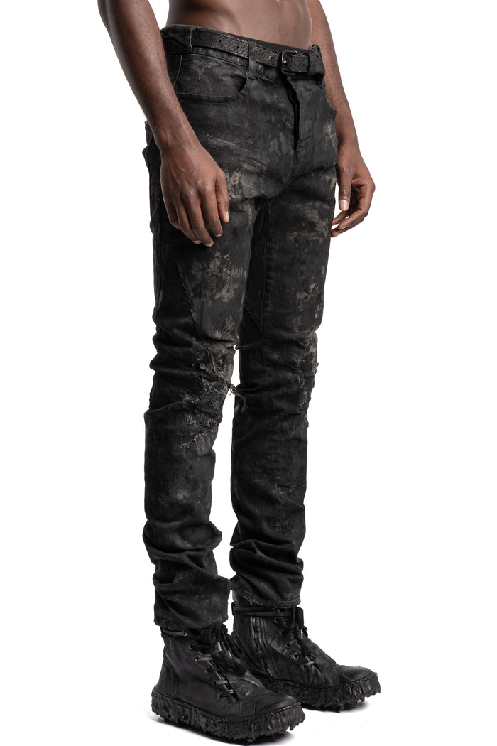 D.Hygen | SS26 - Garment-Dyed Stretch Denim Straight Slim Pants, ST107-0426S