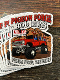 Gilley's Rod Runs Stickers