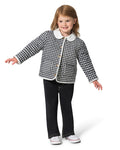 Girls' Top, Pant And Jacket Set