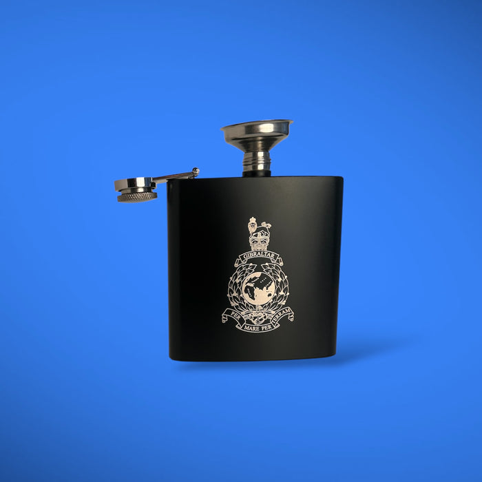 Globe & Laurel Black Hip Flask