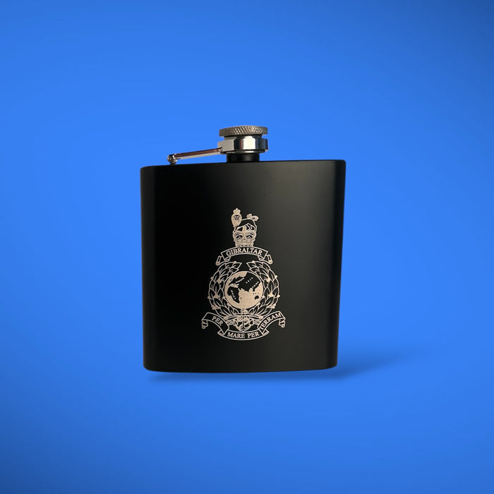 Globe & Laurel Black Hip Flask