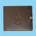 Globe & Laurel Embossed Leather Wallet - BROWN