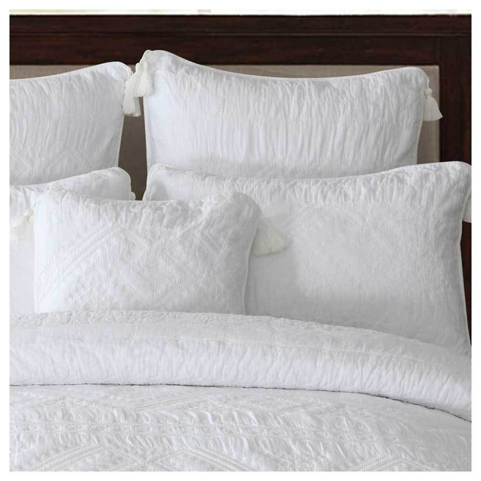 Macey & Moore Gloria Rectangle Tassel Cushion Cover | Koop.co.nz
