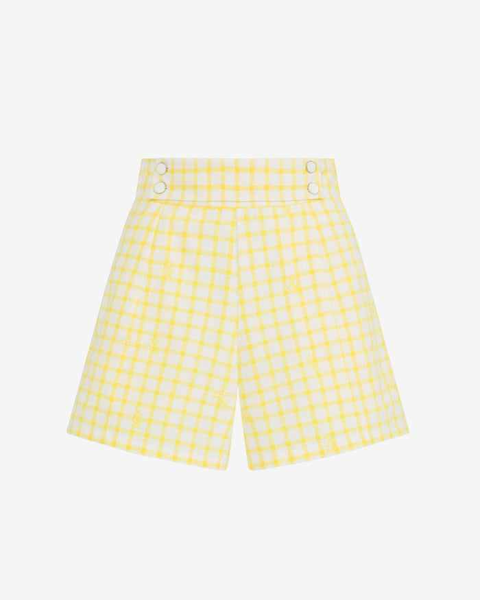 Grid Print Short