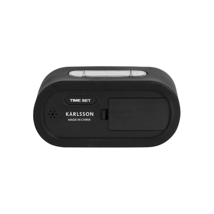 Karlsson Gummy Digital Alarm Clock - Black | Koop.co.nz