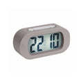 Karlsson Gummy Digital Alarm Clock - Warm Grey | Koop.co.nz
