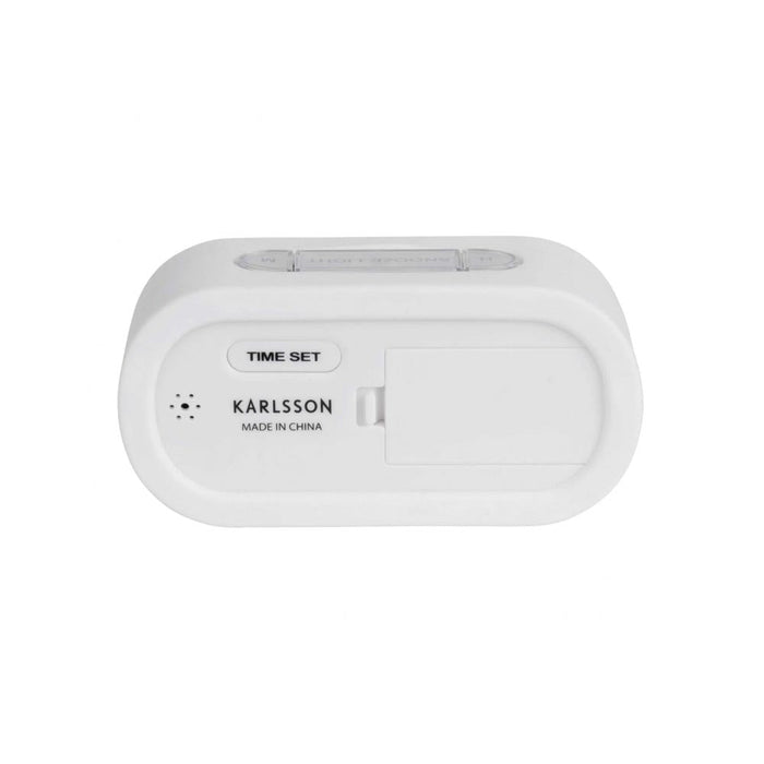 Karlsson Gummy Digital Alarm Clock - White | Koop.co.nz
