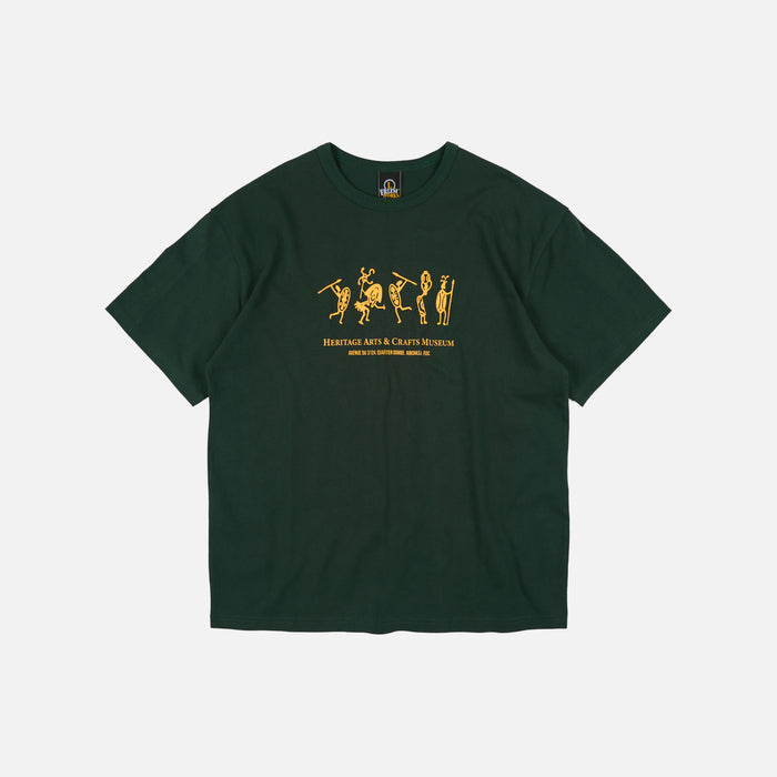 HACM SOUVENIR HALF T-SHIRT - GREEN