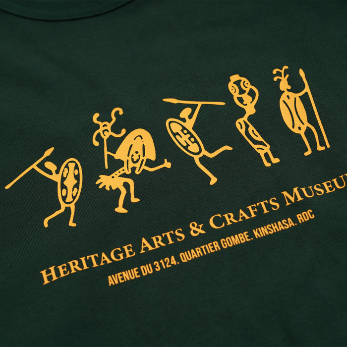 HACM SOUVENIR HALF T-SHIRT - GREEN