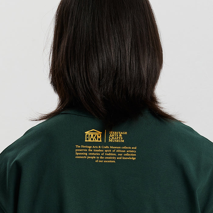 HACM SOUVENIR HALF T-SHIRT - GREEN