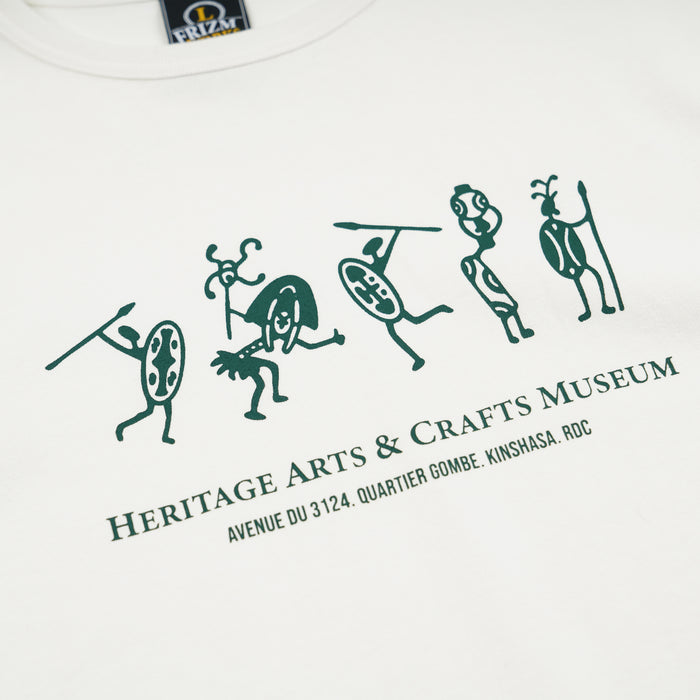 HACM SOUVENIR HALF T-SHIRT - WHITE