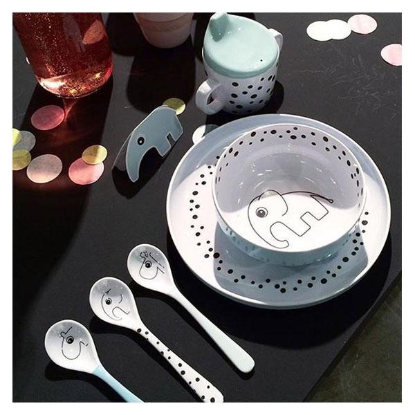 Done By Deer Happy Dots Spout Cup - Blue | Koop.co.nz