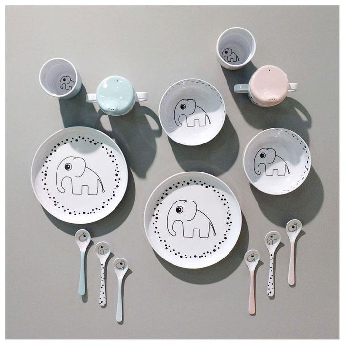 Done By Deer Happy Dots Yummy Bowl – Blue | Koop.co.nz