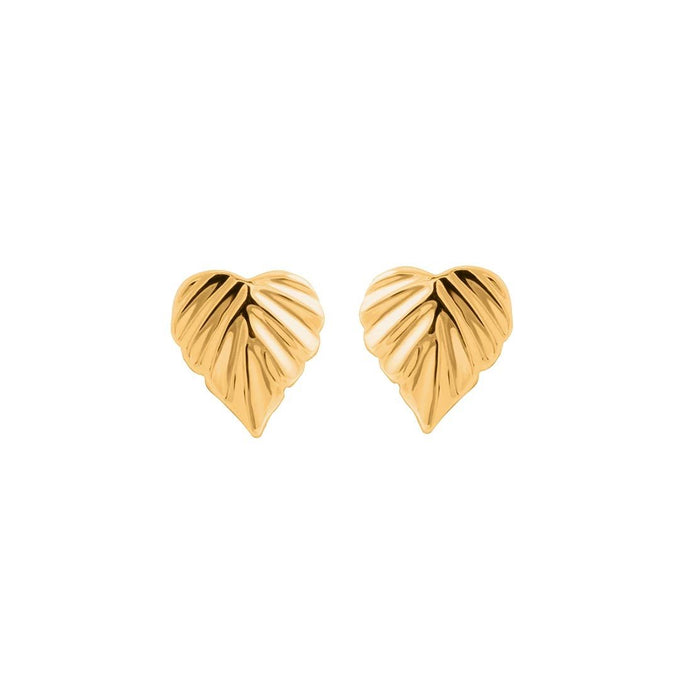 Wild Heart Space Studs - Gold (9ct) | Koop.co.nz