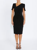 Hebe Black Jersey Dress