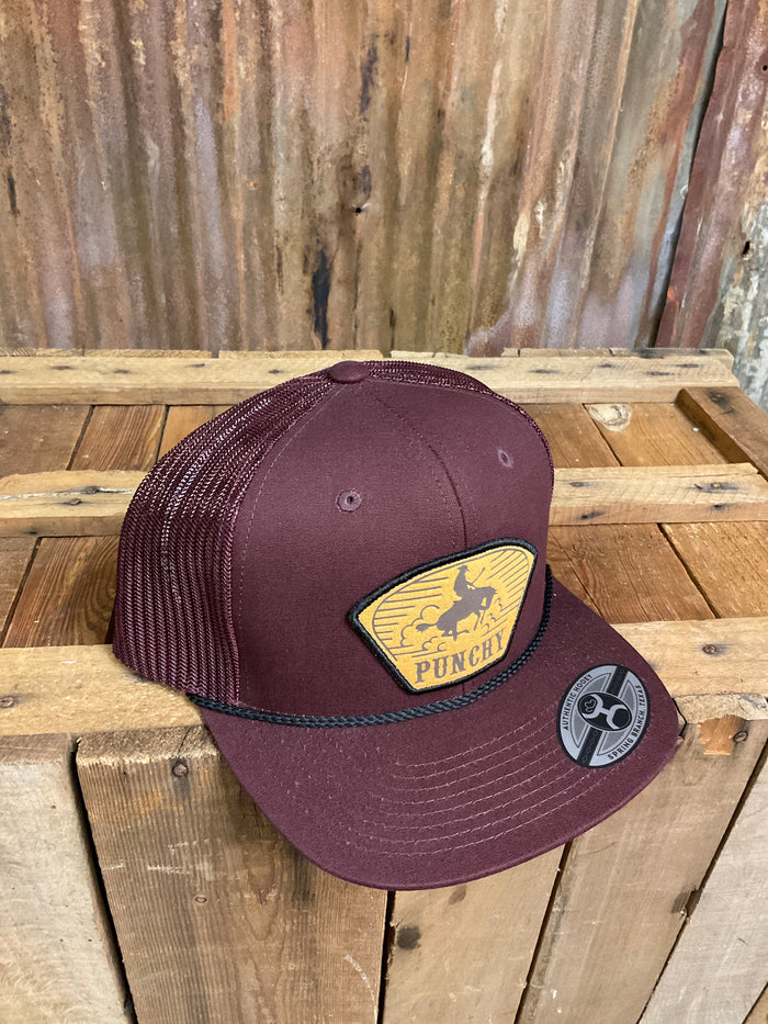 Hooey " Cavvy" Punchy Maroon Hat