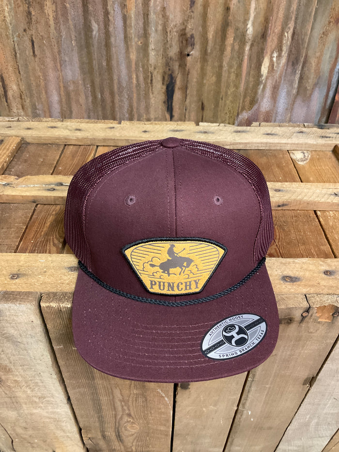 Hooey " Cavvy" Punchy Maroon Hat