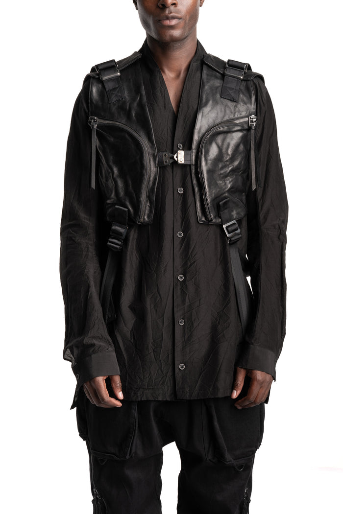 D.Hygen | SS26 - Horse Leather Jacket with Vest, ST105-0426S