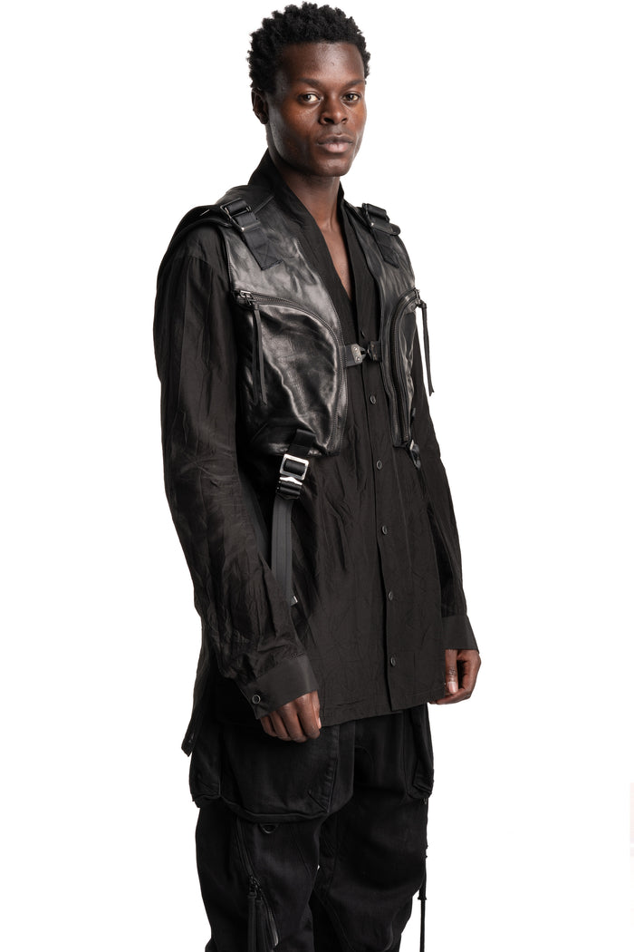 D.Hygen | SS26 - Horse Leather Jacket with Vest, ST105-0426S