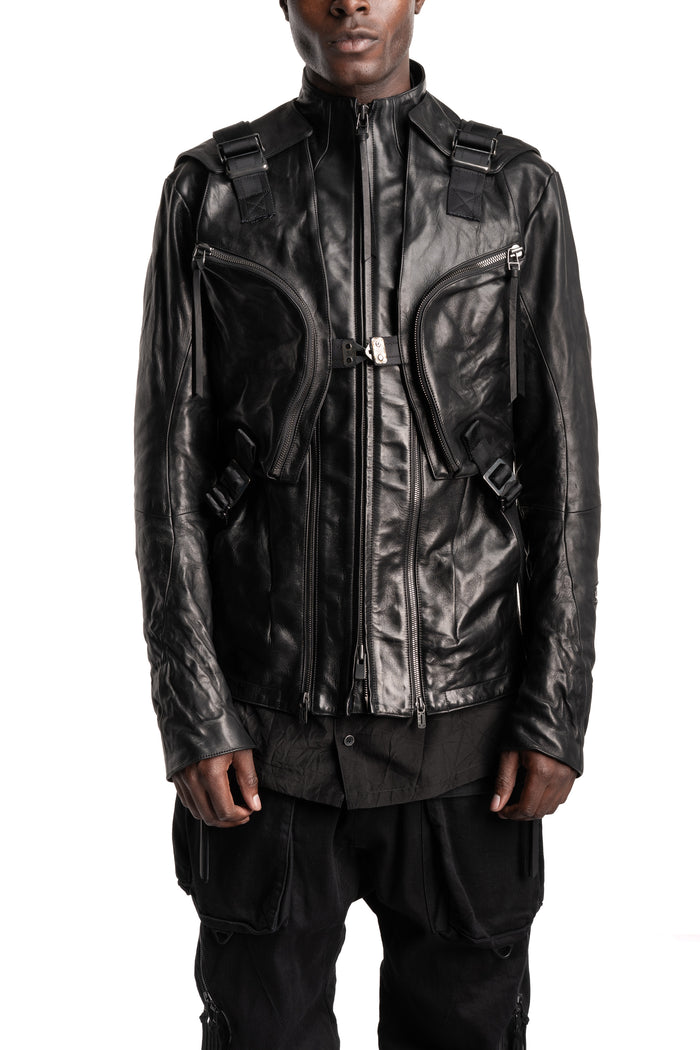 D.Hygen | SS26 - Horse Leather Jacket with Vest, ST105-0426S
